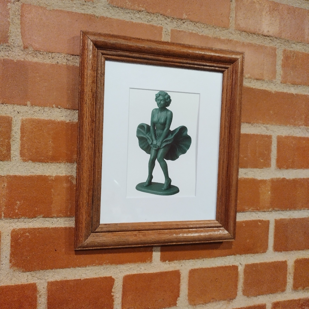 Marilyn Monroe Plastic Army Man Framed Art Print By Neon Nicho